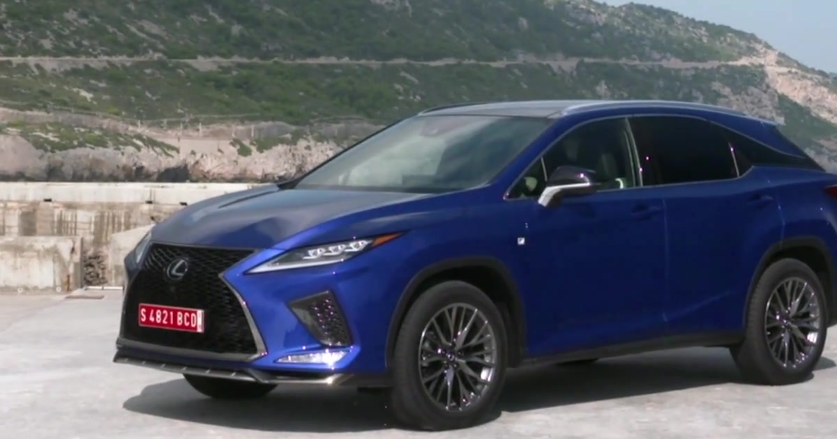 2020 Lexus RX 300 F Sport Exterior Design in Blue | Truvid